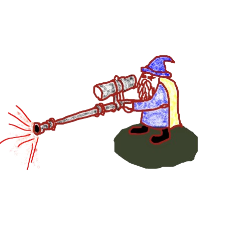 Blue sniper
